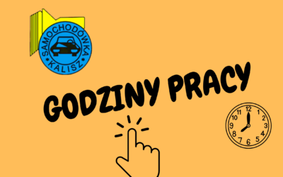 GODZINY PRACY !!!