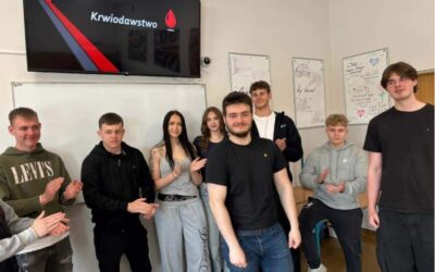 NASI UCZNIOWIE W ROLI AMBASADORÓW KRWIODAWSTWA